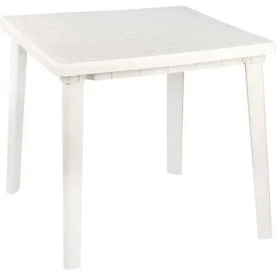 Стол 800х740мм квадратный (белый)