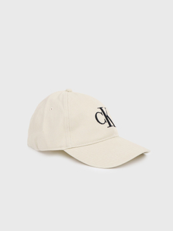 Бейсболка Calvin Klein Twill Embroidered Monogram Logo Bone White
