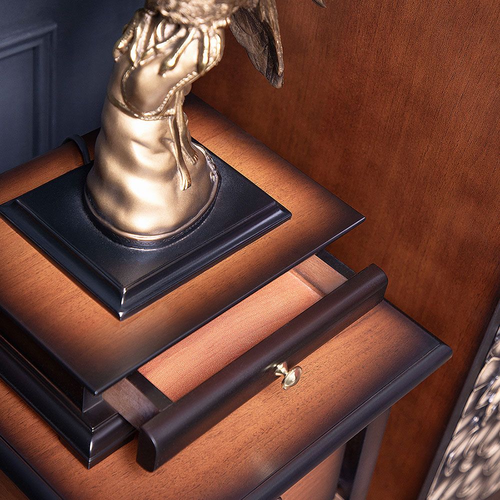 Настольная лампа с бюро Соколиная охота с абажуром Тюссо Рубивайн