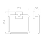 Кольцо для полотенец WONZON & WOGHAND POLO, Хром (WW-8913)