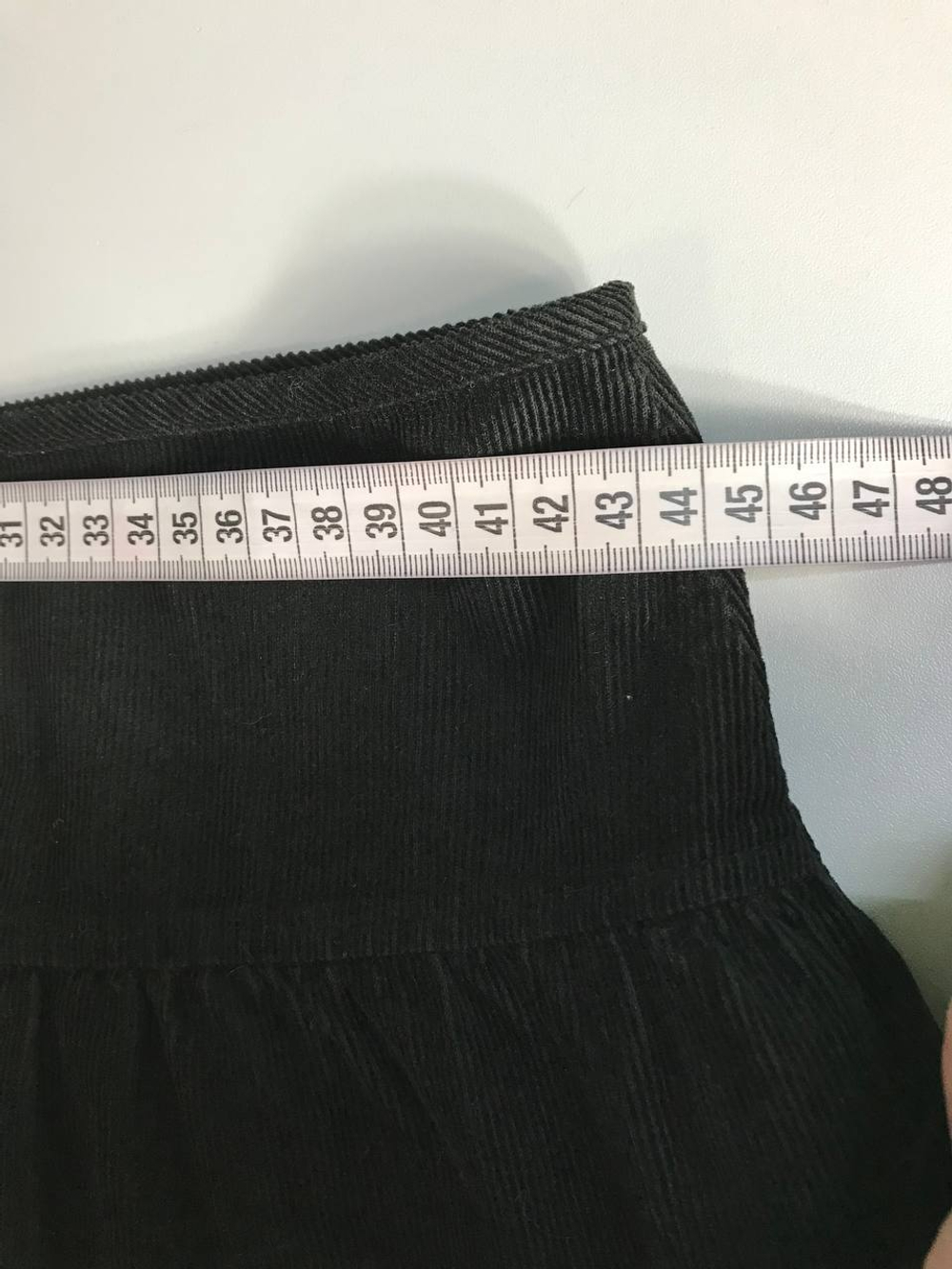 Юбка игривая, хлопковая с вышивкой 48 размер