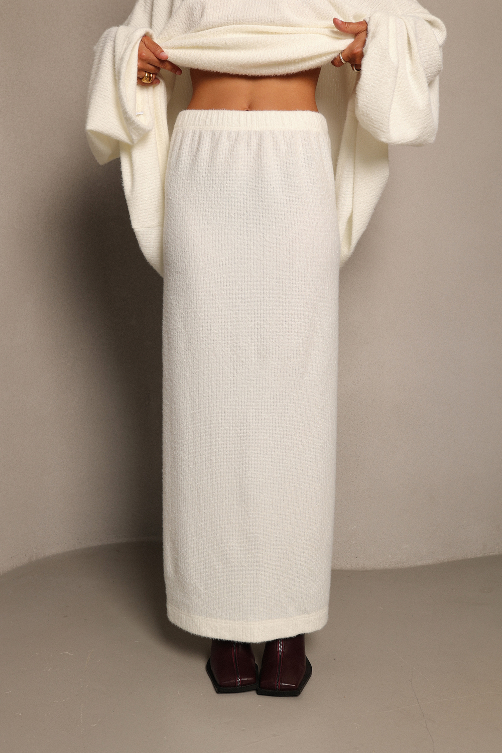 Юбка прямая на резинке