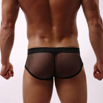 Плавки мужские черные в сетку (размер M)