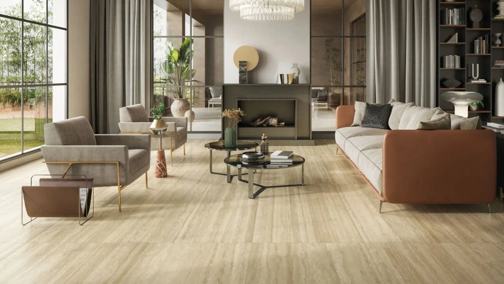 CHARME ADVANCE TRAVERTINO ROMANO (ШАРМ АДВАНС ТРАВЕРТИНО РОМАНО) ЛЮКС 1600*800 керамогранит, полированный