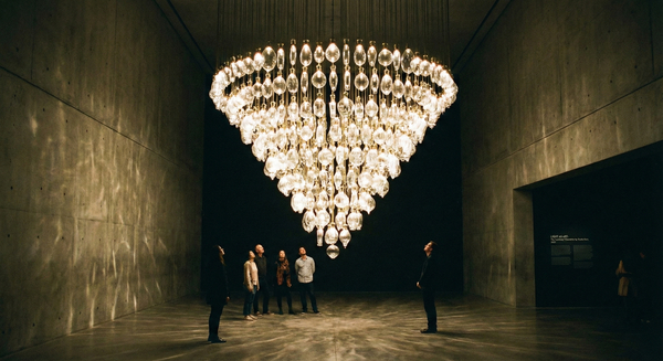 Свет как искусство: 5 примеров, как дизайнерская люстра становится центром всего пространства