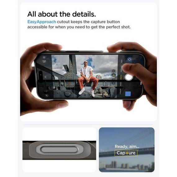 Чехол Spigen Thin Fit для iPhone 16 Pro Max (ACS07979) Gunmetal