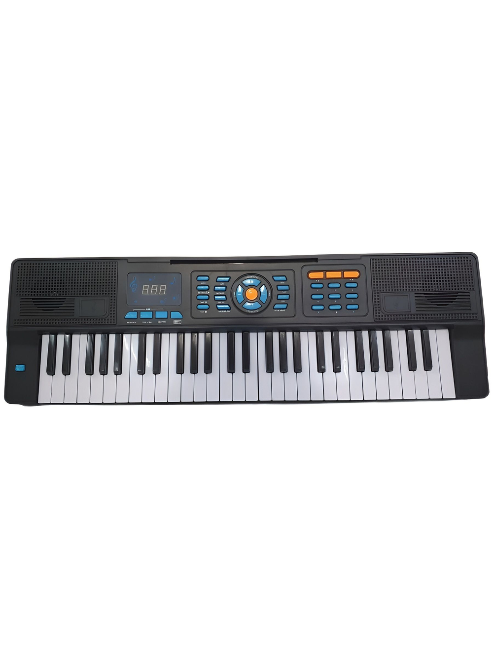 Синтезатор SONATA чёрный с микрофоном, 54 клавиши, 16 тембров, 100 ритмов, для начинающих, на батарейках