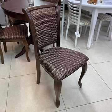 Стул СМ 10 (бук/тон орех с патиной, ткань 180А)