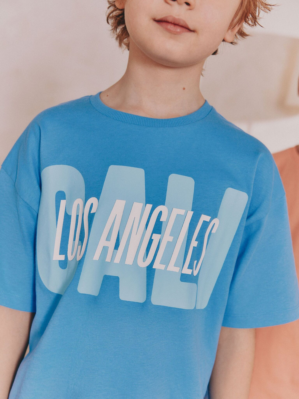 Пижама для мальчика Next AM2-798, 3 шт., Синий, Оранжевый, Песочный