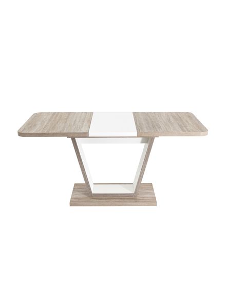 Стол Vector 120-160*80 дуб анкона/белый