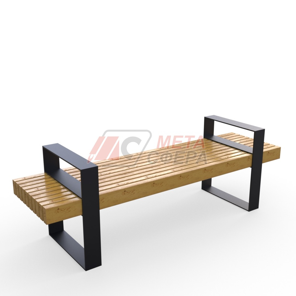 Лавка Ростов с подлокотниками