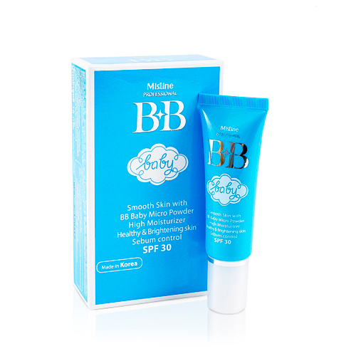 ВВ крем SPF 30 для разглаживания кожи Детское лицо Baby Fase Mistine