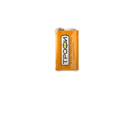 Батарейки Трофи 6F22-1S SUPER HEAVY DUTY Zinc
