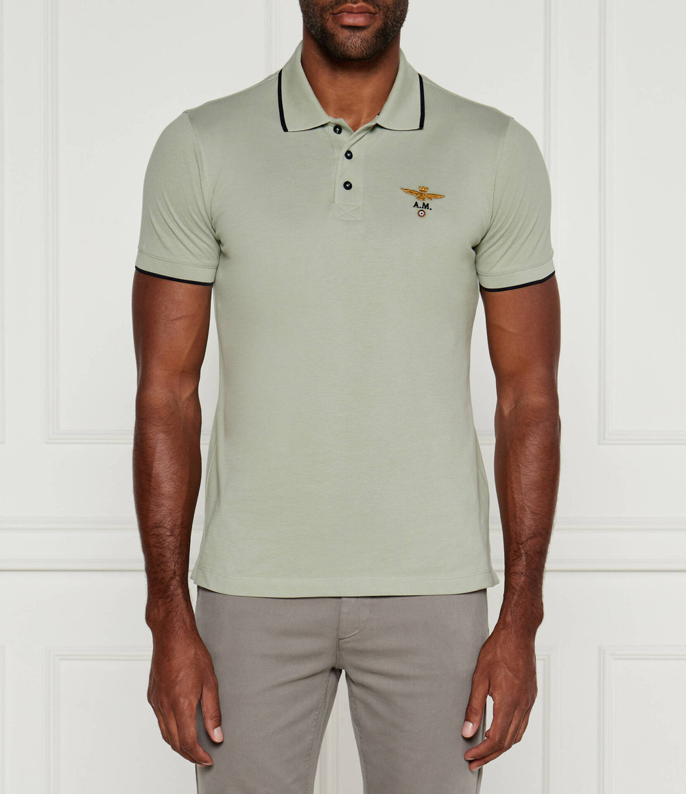 Поло Aeronautica Militare - фисташковый(PO1308P82)