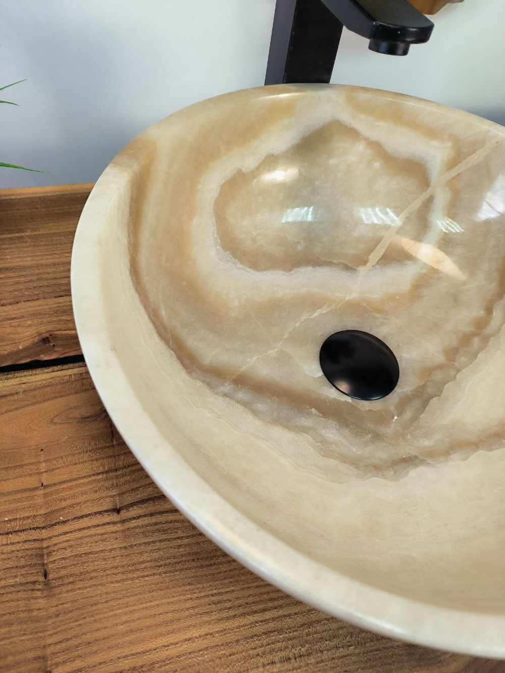 Раковина из оникса Bowl Natural BO-65737 40х40х15 из натурального камня