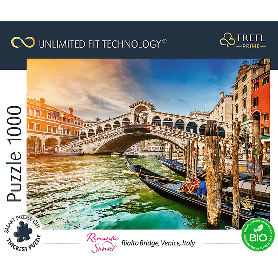 Puzzle "1000 UFT" - Rialto Bridge, Venice, Italy_FSC Mix 70%
