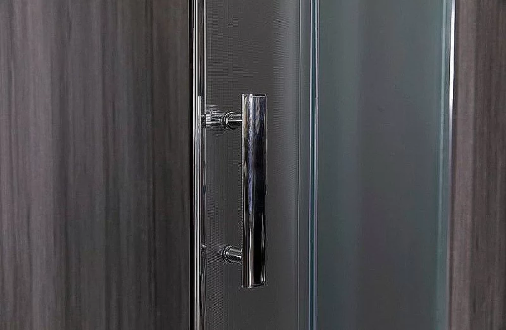 Душевой уголок Esbano ESR-8027A ESUGR8027AL 120x80 стекло рифленое, матовое/профиль хром