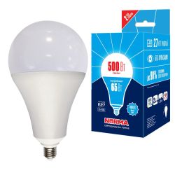 LED-A160-65W-4000K-E27-FR-NR Лампа светодиодная. Форма A. матовая. Серия Norma. Белый свет 4000K. Картон. ТМ Volpe