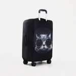 Чехол на чемодан 28", цвет чёрный, 9436443