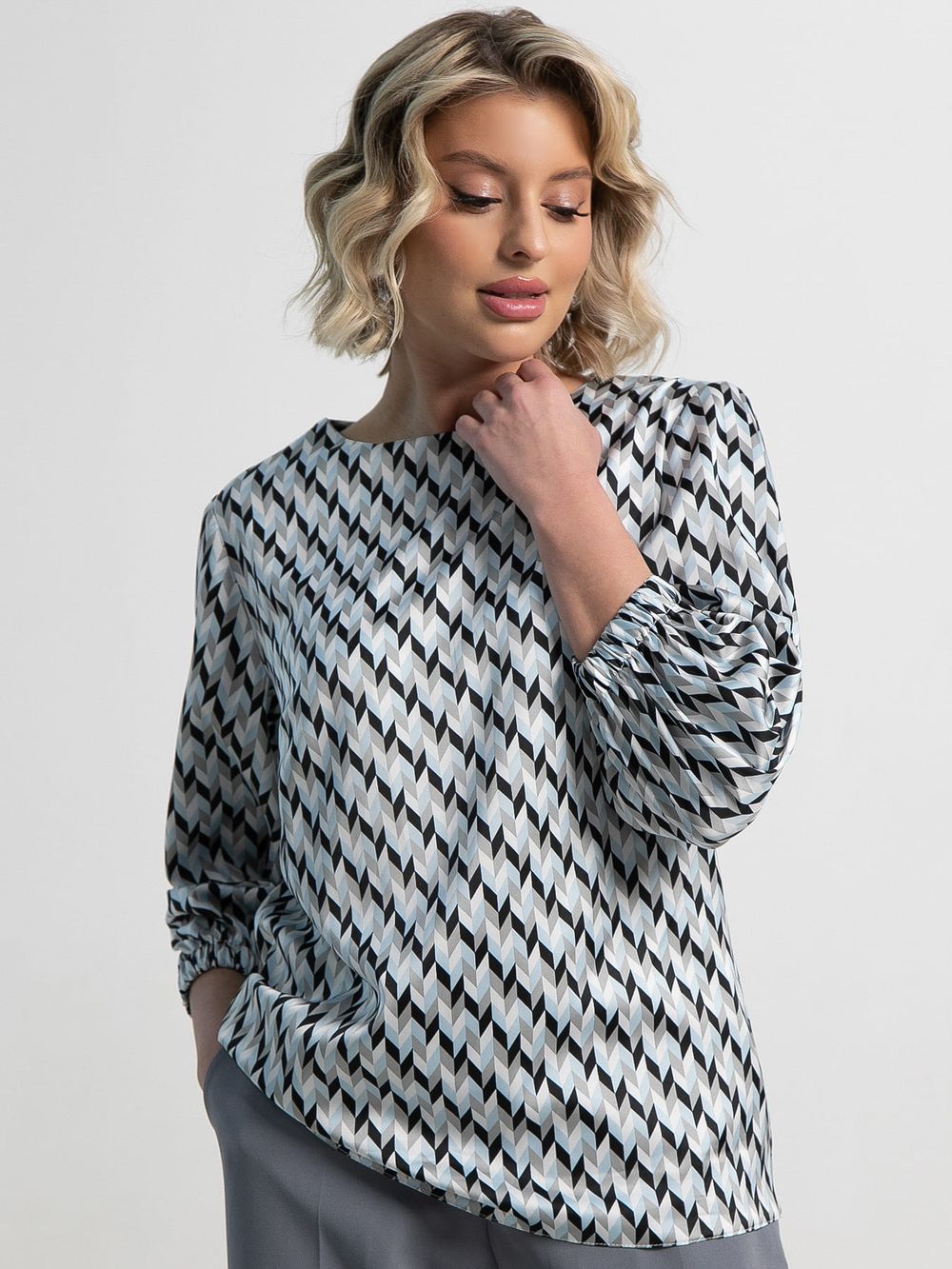 Блуза Прерия (голубая) Б15149-30М LT Collection