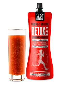 Ассорти Супер-смузи Чиа 28SEEDS 9шт: БЬЮТИ, ФИТНЕС, ДЕТОКС, смузи без сахара, пп