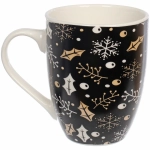 Кружка керамическая 350мл «Тепло праздника», микс рисунков