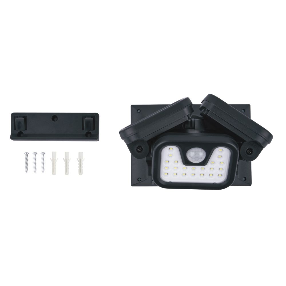 USL-F-263-PT120 SENSOR Садовый светильник на солнечной батарее с датчиком движения. 74 светодиода. Белый свет. 1x18650 Li-Io аккумулятор в-к. IP44. TM Uniel