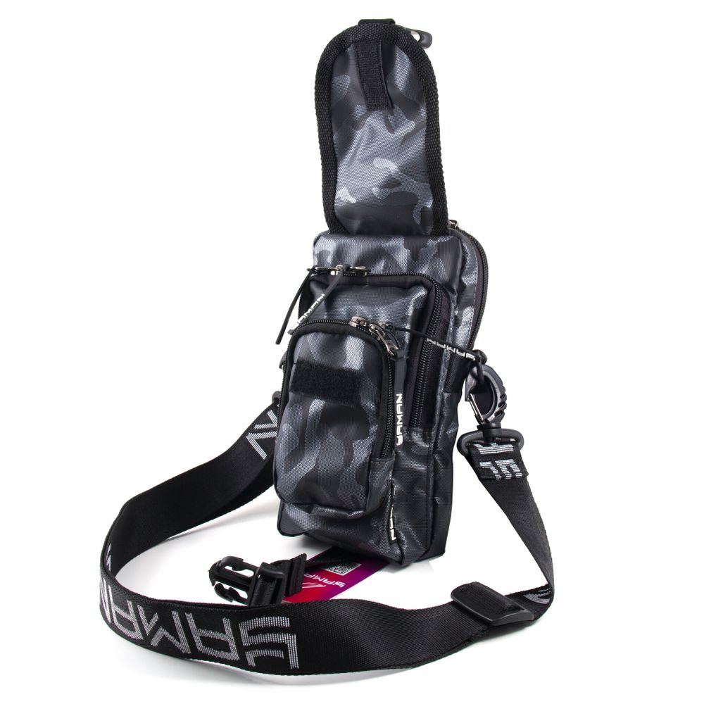 Сумка рыболовная &quot;Yaman&quot; Street Fishing MultiLock V-Pouch, 22х12,5х8 см, цв. серый камуфляж/15/