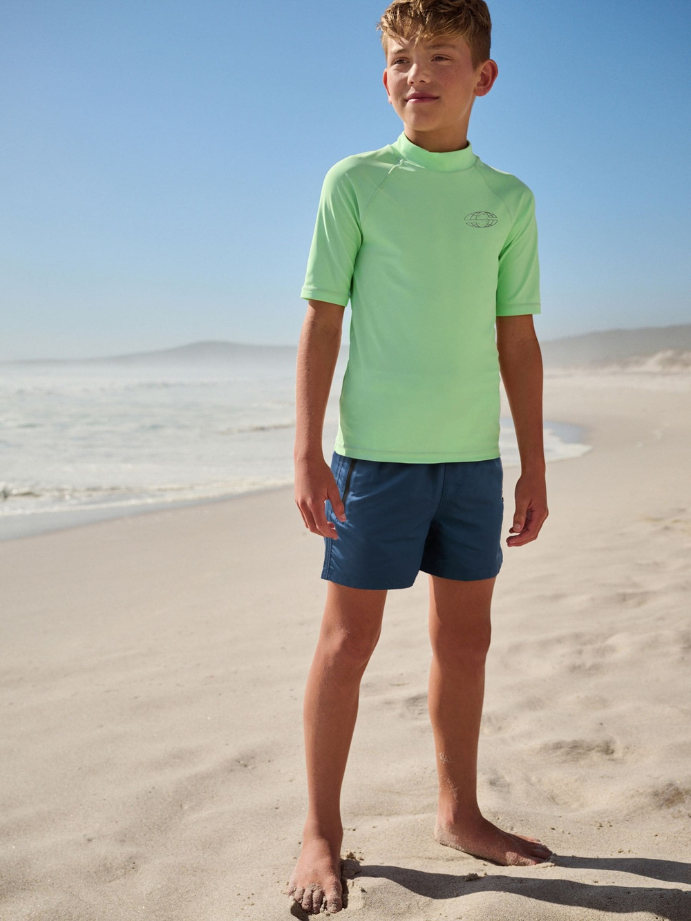 Рашгард для мальчика Next E89-781, Мятный