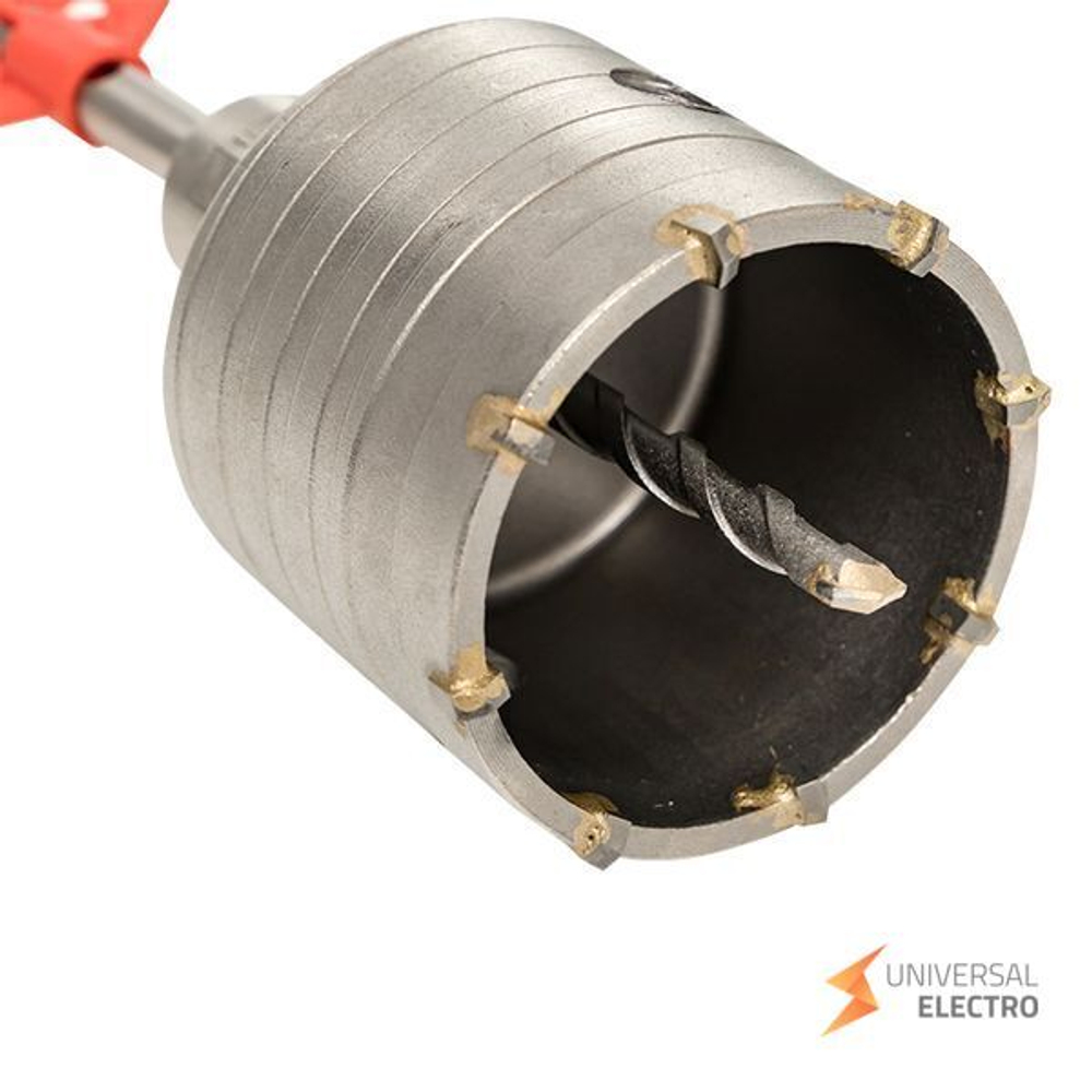 Коронка твердосплавная с оснасткой TCT-68 М22 SDS-plus EKF Master