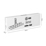 Кабель-канал Cactus CS-CM-400-1BK для столов 40x12.9x19см черный