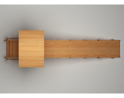 Зимняя горка TORUDA Север wood-5 (скат 4.9 м)