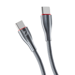 Дата-кабель Ceramic USB-C - USB-C, 1м, серый