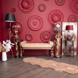 Банкетка Флоренция Орех(Д) Каледония Даймонд Мокка