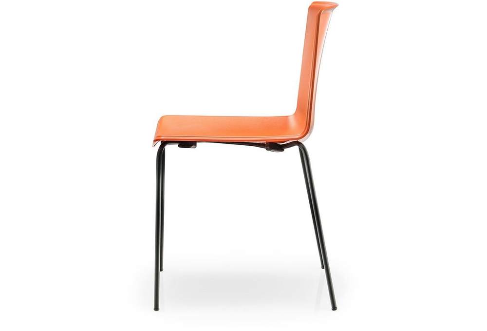 Стул пластиковый Pedrali Tweet, оранжевый