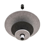 8295/11AL LEDIO черный/светло-серый/темно-серый, металл/фетр/акрил Подвес LED 11W 3000K 220V FELTA