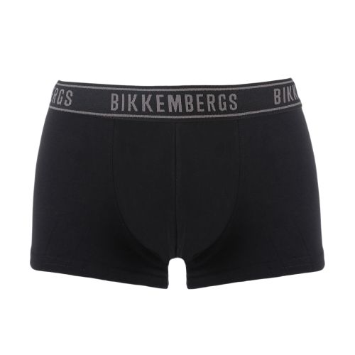 Мужские трусы хипсы (черный) набор 2 в 1 Bikkembergs BKK1UTR15BI