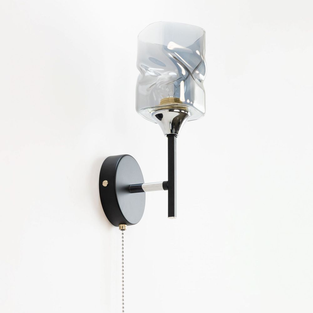 Citilux Клаус CL134315 Бра с выключателем Чёрное