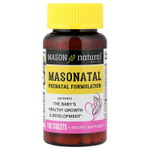 Mason Natural, Masonatal Prenatal Formulation, добавка для беременных, 100 таблеток