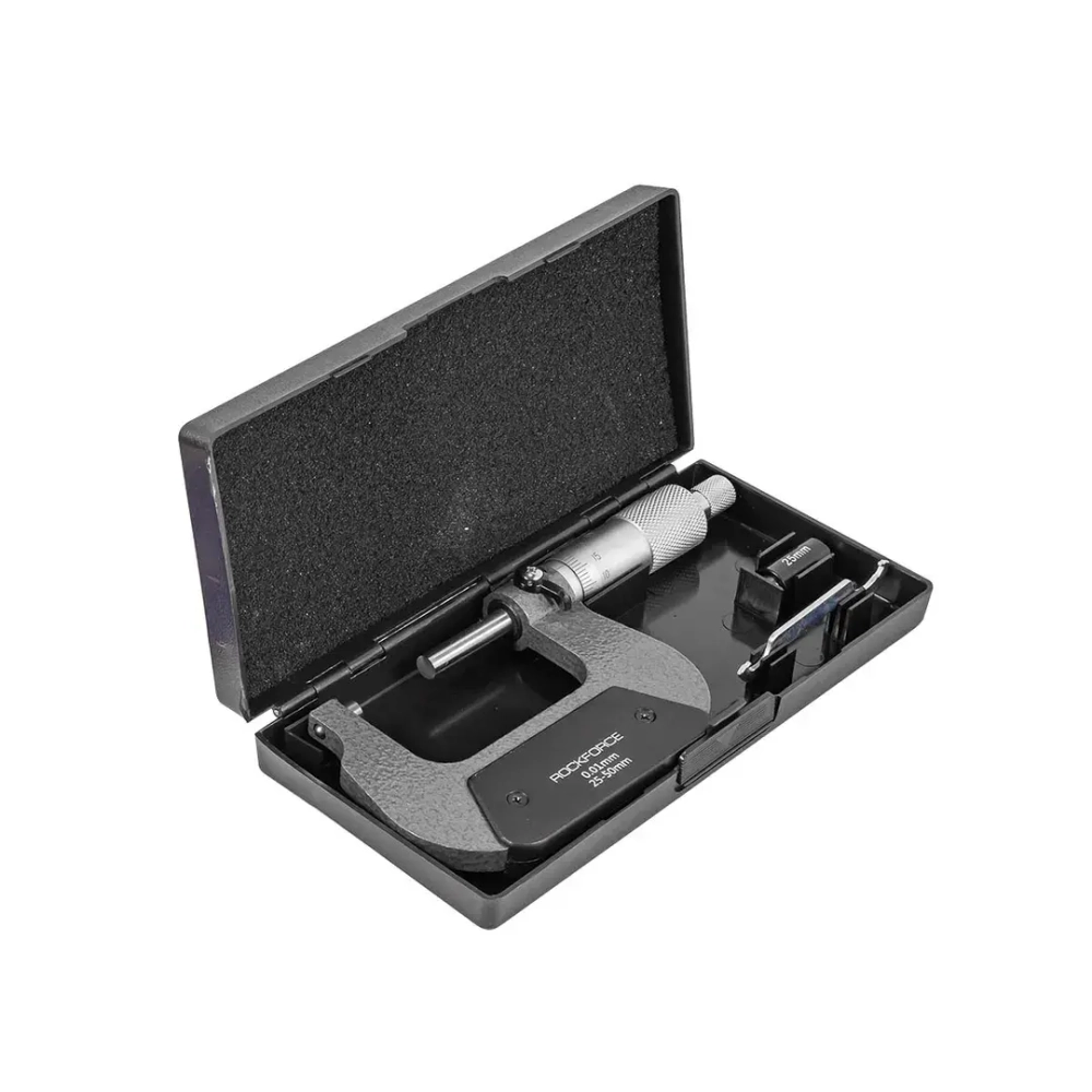 Микрометр (25-50мм, 0.01мм), в футляре RockForce##Rock FORCE RF-5096P9050