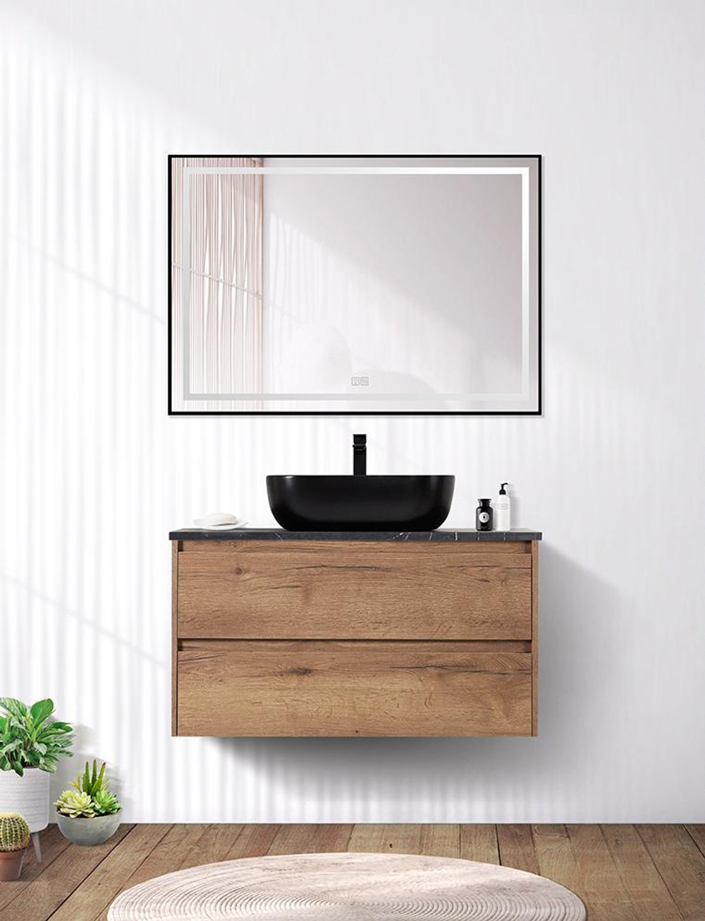 Тумба подвесная под столешницу BelBagno KRAFT-900-2C-SO-RT