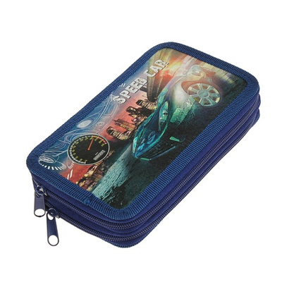 Пенал мшн Drive car серый (36)