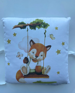 Комплект в кроватку 17 предметов "Лиса и шарик" желтый, сатин