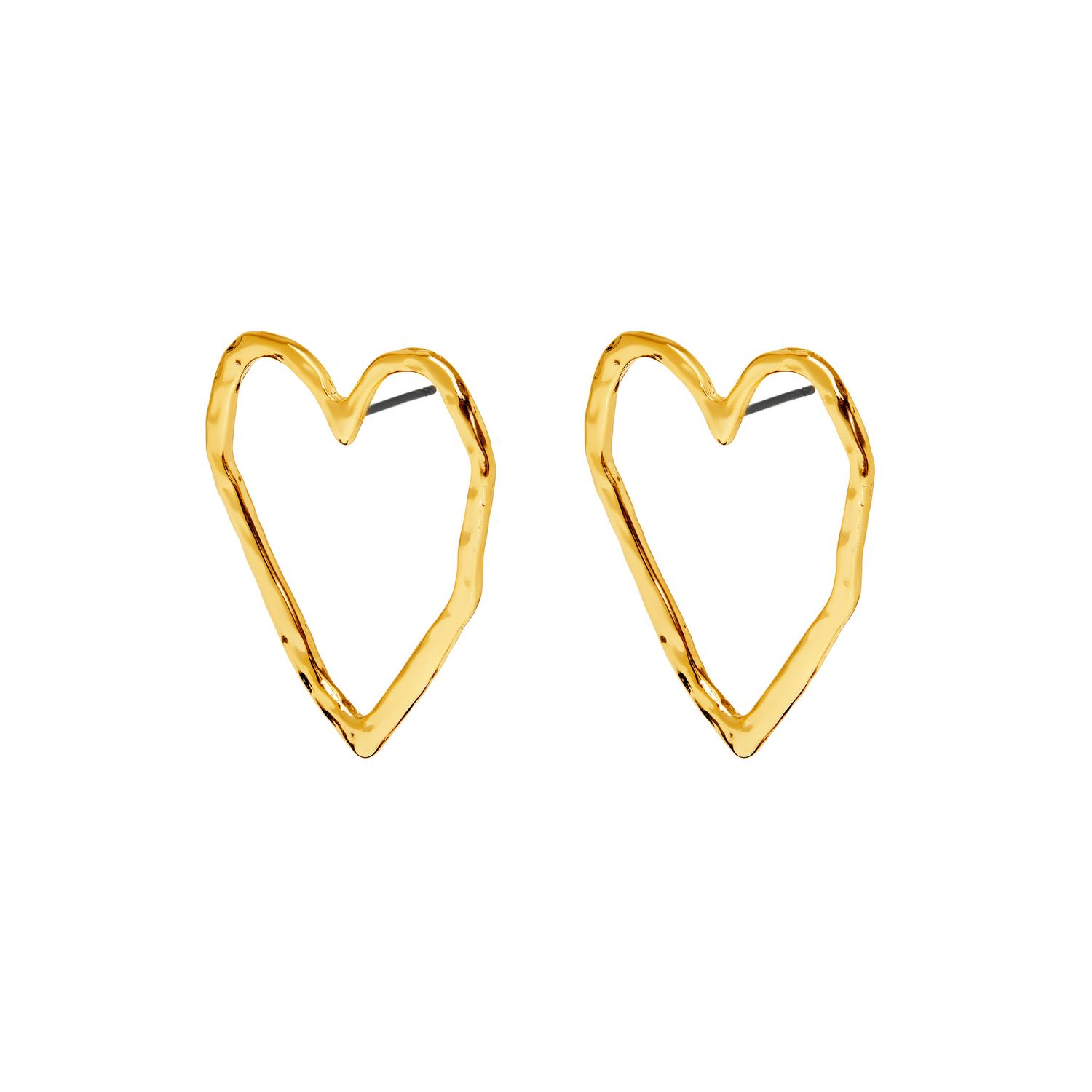 Серьги Empty Hearts - Gold