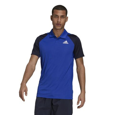 Мужское поло теннисное Adidas Club Polo - blue/legend ink/white