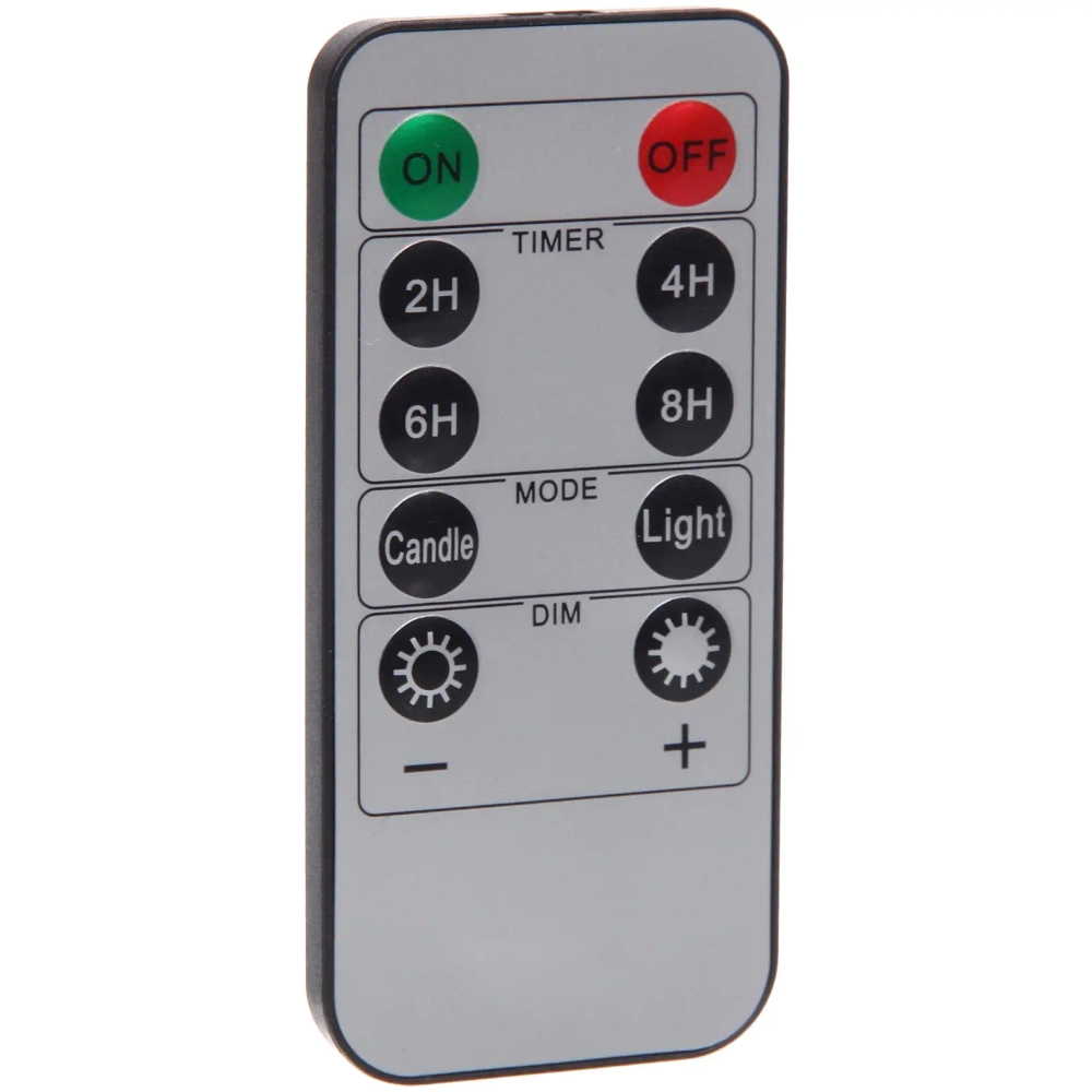 Сувенир с подсветкой «Свеча - Тайна» 7,7*10/12,5/15 см (набор 3 шт) с пультом д/у