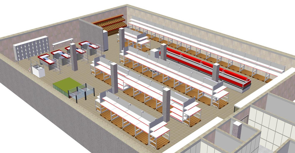 Проектируем под ключ оборудованием Ваш магазин супермаркет гипермакет