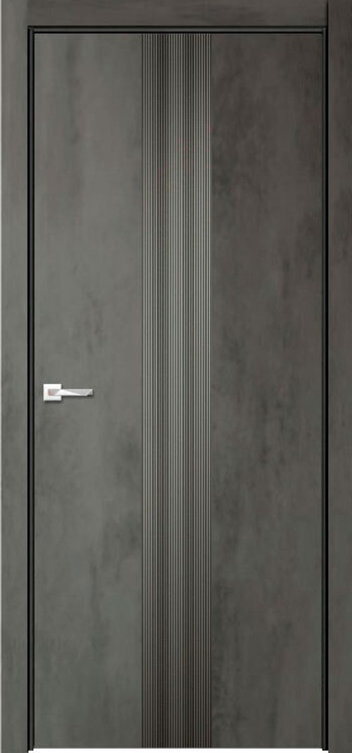 Межкомнатная дверь Севилья 17 / Цвет Бетон темный / Двери Верда