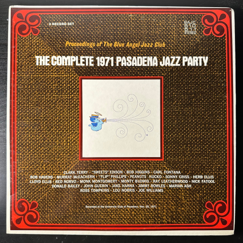 The Blue Angel Jazz Club ‎– The Complete 1971 Pasadena Jazz Party 2LP (США 1971г.)