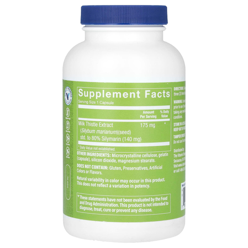 The Vitamin Shoppe, экстракт расторопши, 175 мг, 300 капсул
